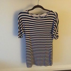 Tart Red/White/Blue stripped mini dress - Size XS